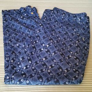 CHICO'S SIZE 2P/12 COMFORT WAIST LUXE UTILITY SLIM INDIO GEO ANKLE PANTS